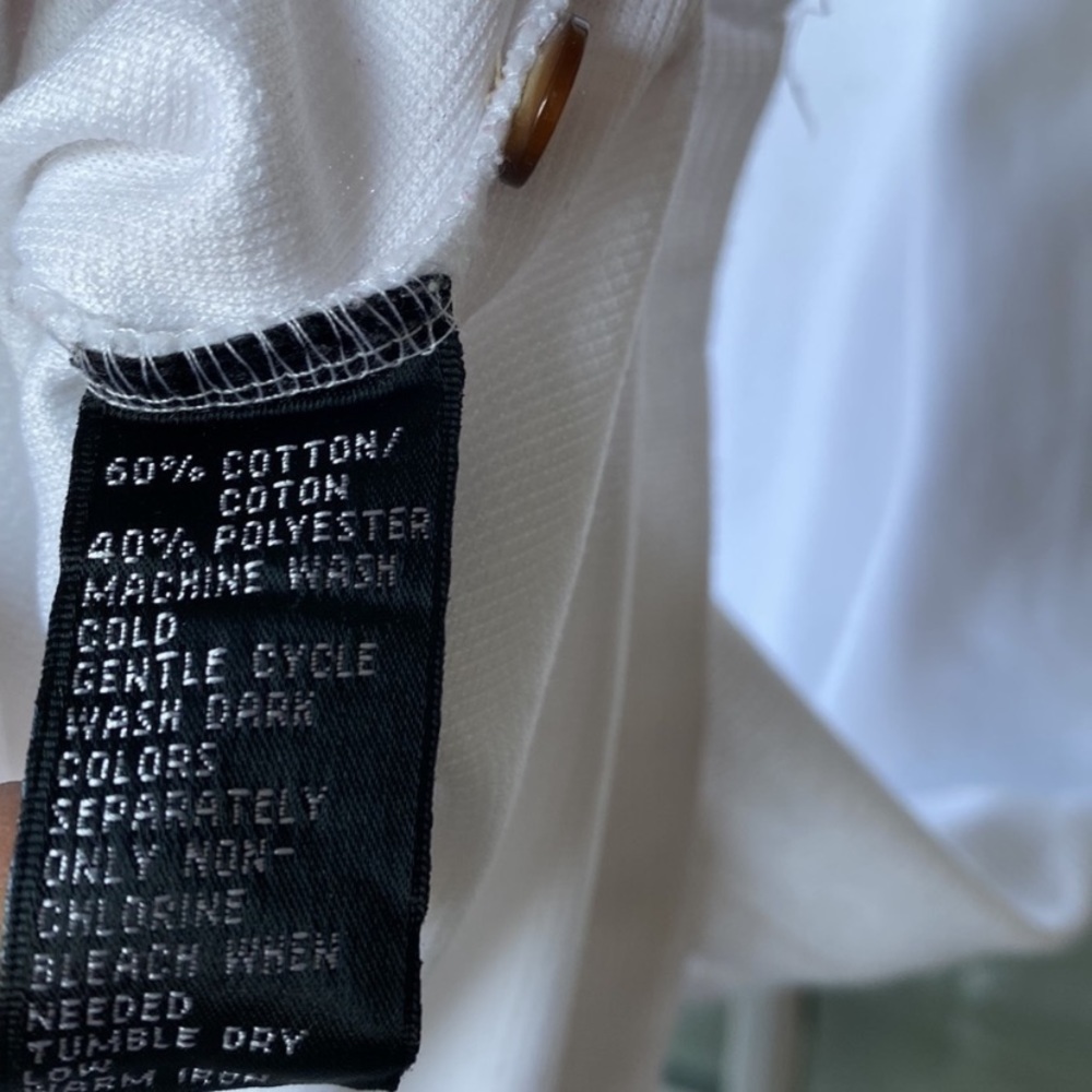 Greg Norman White Men’s Polo Shirt - Medium in Excellent Condition - Picture 5 of 16